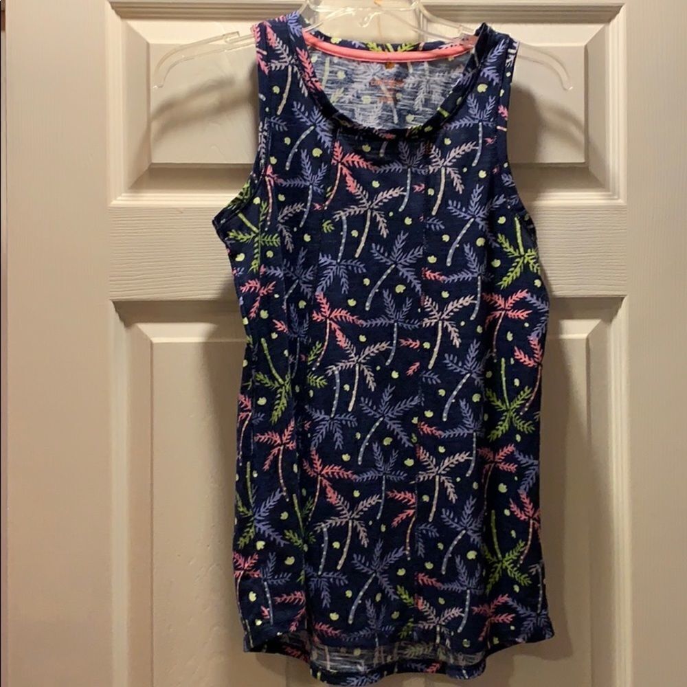 (5/$25) Cat & Jack Navy Tropical tank top
